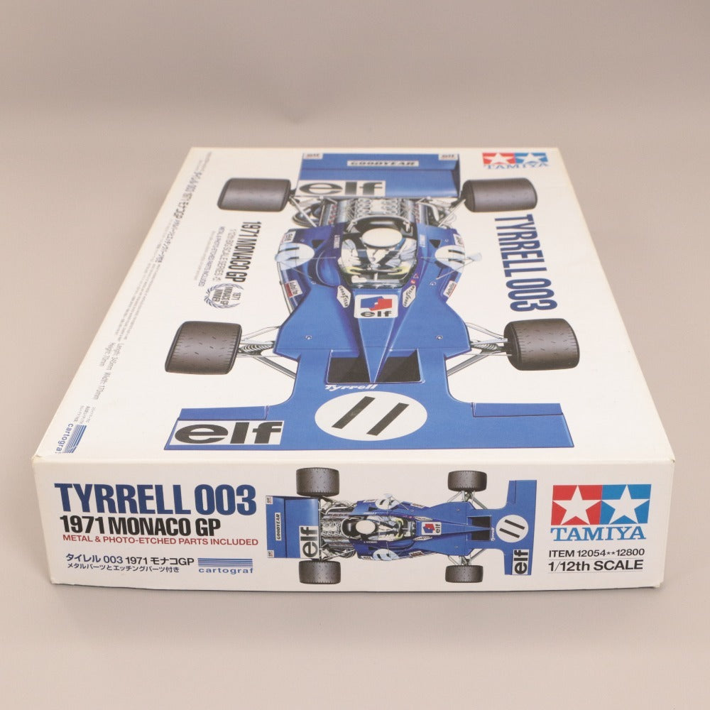 ■ TAMIYA Plastic Model 1/12 Big Scale Series No. 54 Tyrrell 003 1971 Monaco GP Assembly Kit New Unopened Boxed