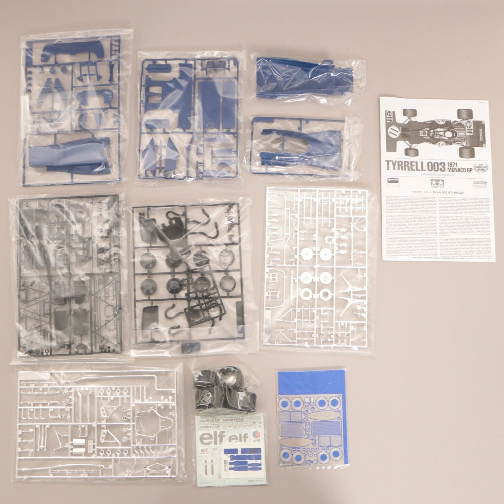 ■ TAMIYA Plastic Model 1/12 Big Scale Series No. 54 Tyrrell 003 1971 Monaco GP Assembly Kit New Unopened Boxed