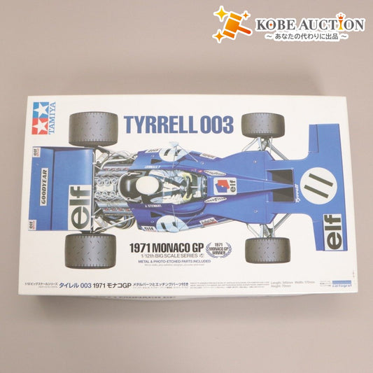 ■ TAMIYA タミヤ プラモデル 1/12 ビッグスケールシリーズ No.54 タイレル 003 1971 モナコGP 組み立てキット 新品 未開封 箱付き