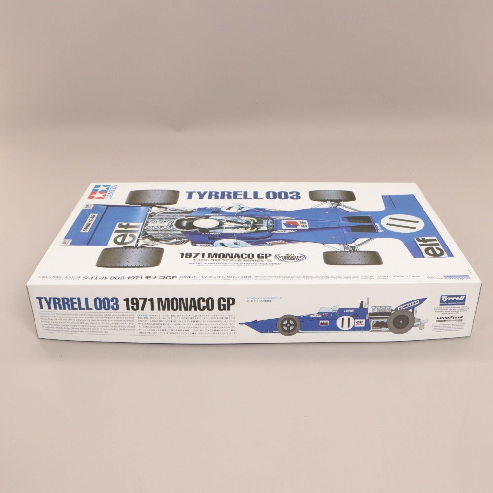 ■ TAMIYA Plastic Model 1/12 Big Scale Series No. 54 Tyrrell 003 1971 Monaco GP Assembly Kit New Unopened Boxed