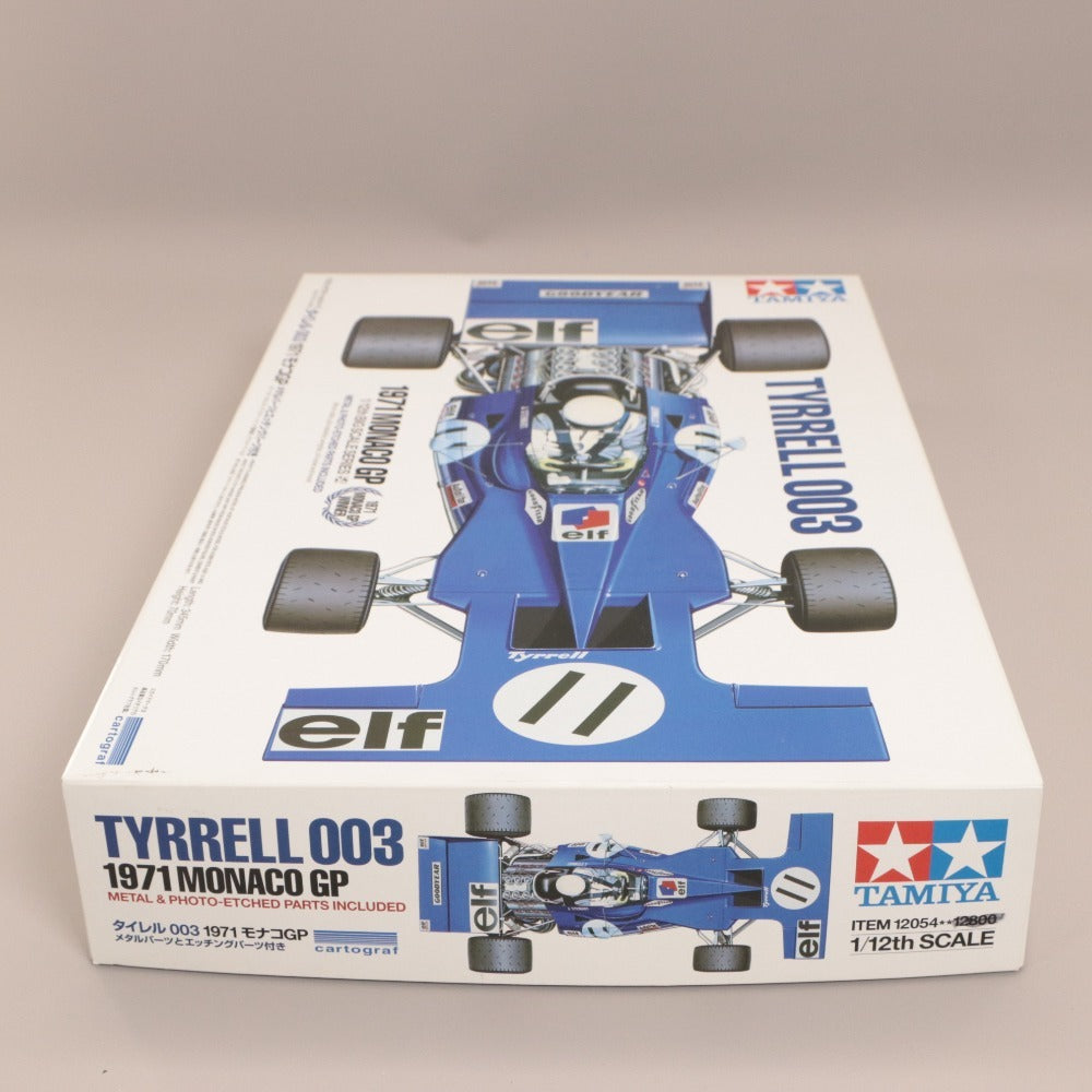 ■ TAMIYA Plastic Model 1/12 Big Scale Series No. 54 Tyrrell 003 1971 Monaco GP Assembly Kit New Unopened Boxed