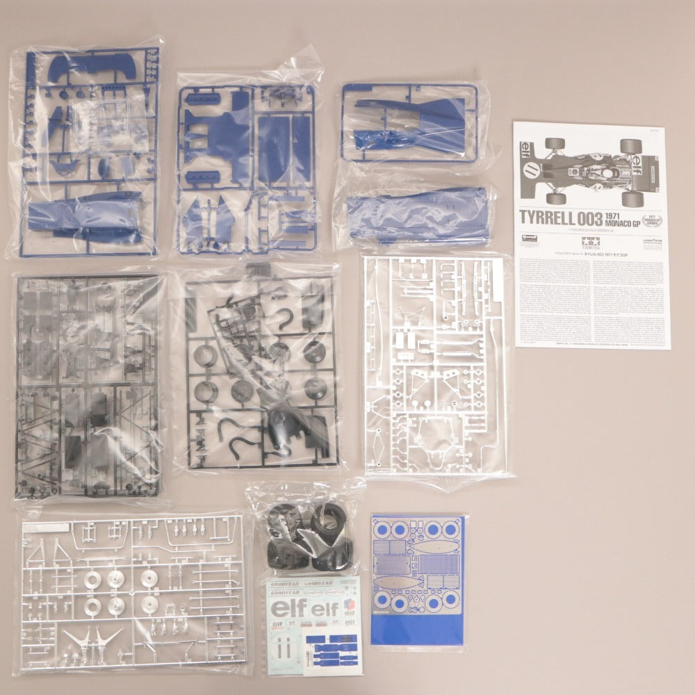 ■ TAMIYA Plastic Model 1/12 Big Scale Series No. 54 Tyrrell 003 1971 Monaco GP Assembly Kit New Unopened Boxed