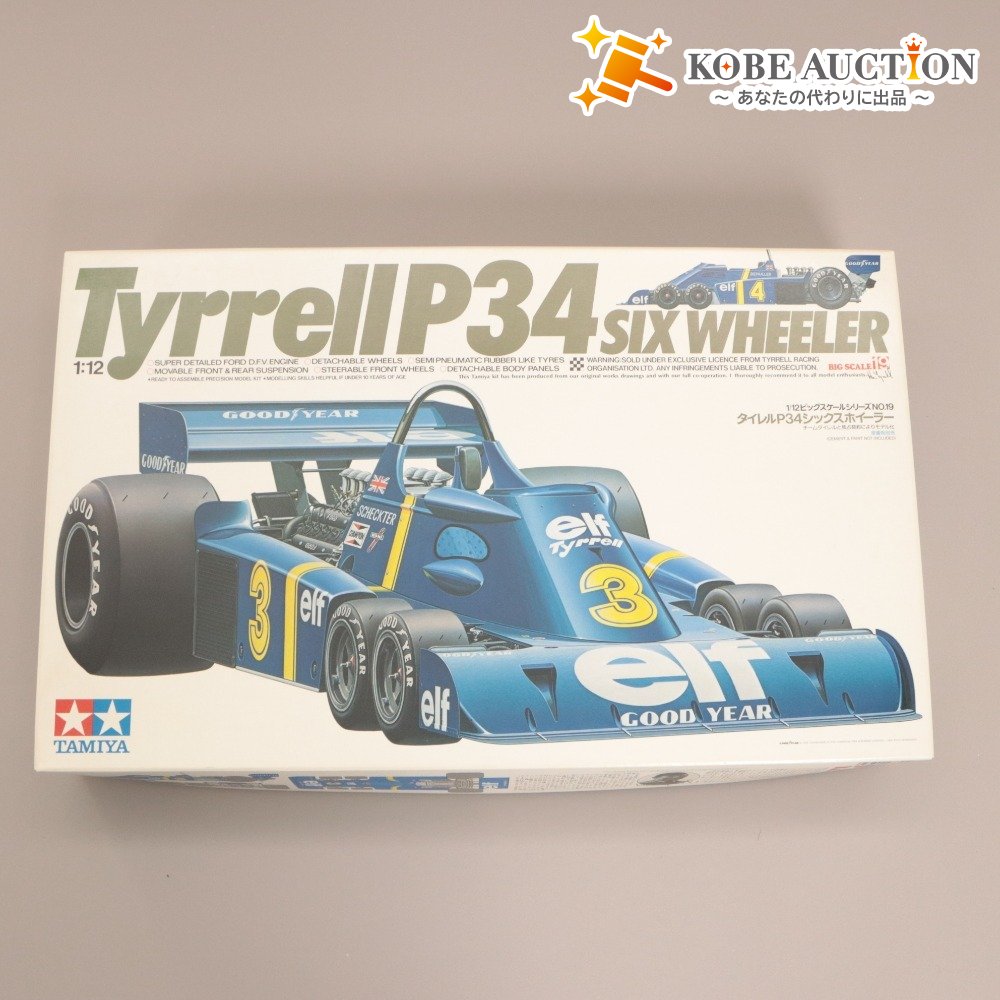 ■ TAMIYA Plastic Model 1/12 Big Scale Series No.19 Tyrrell P34 Six Wheeler Assembly Kit New Unopened Boxed