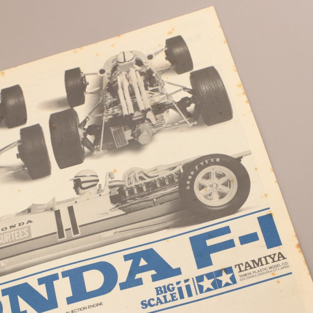 ■ TAMIYA Tamiya Plastic Model 1/12 Big Scale Series No. 11 Honda F-1 Assembly Kit New Unopened Boxed