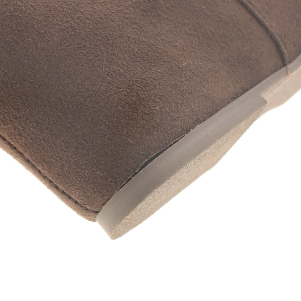 ■ Franco Sarto フランコサルト ロングブーツ 革靴 スエード調 インヒール タッセル付き レディース M/22.5cm ブラウン 箱付き 未使用
