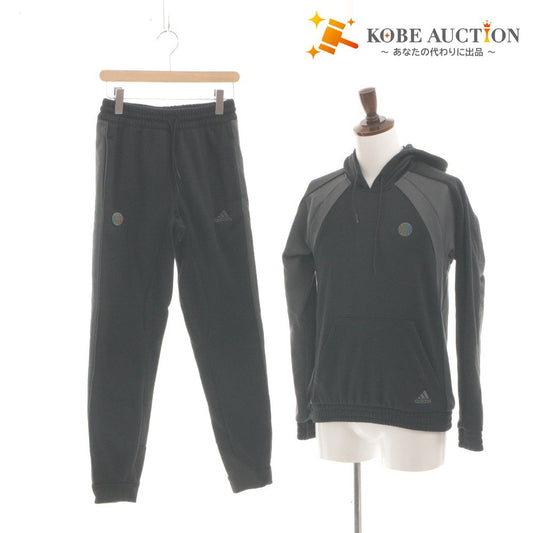 ■ adidas x ジェームズ・ハーデン コラボ セットアップ Harden Foundation Pullover & Pants 長袖 パーカー メンズ M 黒 タグ付き 未使用