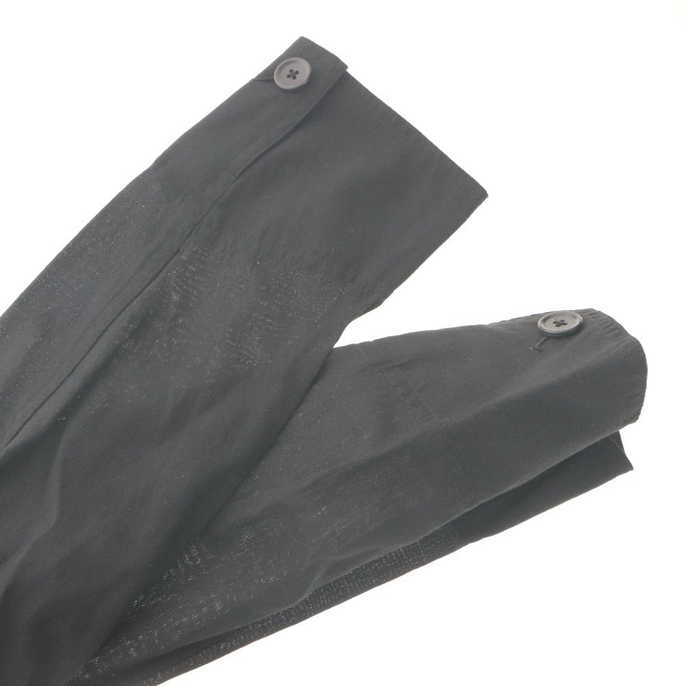 ■ URBAN RESEARCH ノーカラージャケット シャツ 長袖 アウター カバーオール風 ウール混 メンズ 40(M~L相当) タグ,付属品付き 未使用