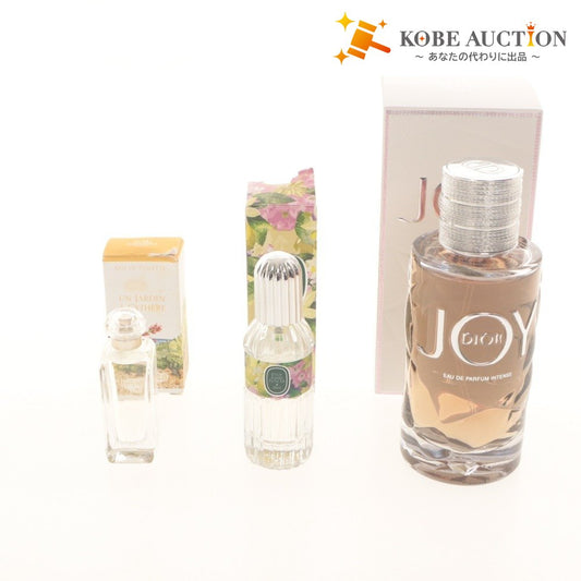■ 香水 3点セット まとめ売り Dior JOY 90ml 未使用/Eyup Sabri Tuncer 16ml/エルメス UN JARDIN A CYTHERE 7.5ml/ 残量〇 化粧品 箱付き