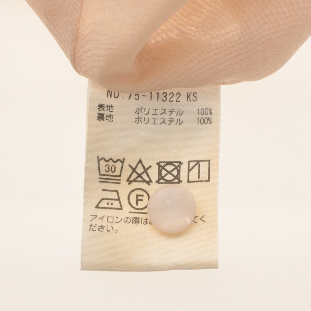 ■ STRAWBERRY FIELDS ワンピース ノースリーブ ひざ丈 トップス フラワージャガード ゴブラン織り風 レディース 実寸相当 ベージュ系 等
