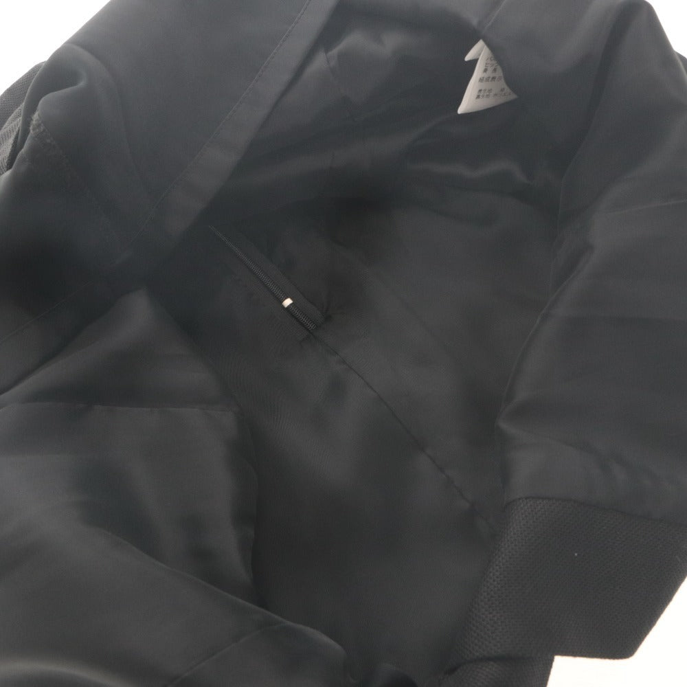 ■ ANNE KLEIN NEW YORK ワンピース ひざ丈 半袖 トップス ベルト付き フォーマル 日本製 麻 レディース 11 (L相当) 黒 ブラック