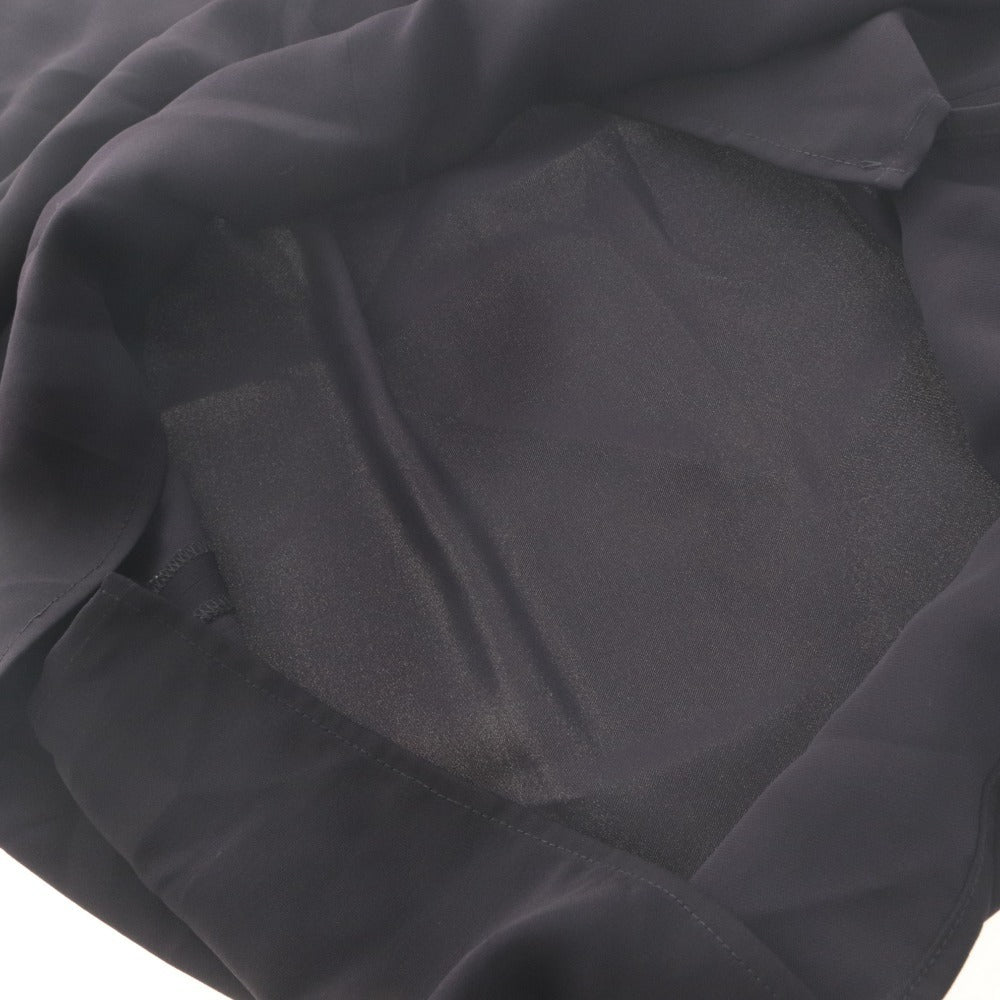 ■ SLOBE IENA ブラウス イージーパンツ セットアップ 半袖 トップス Vネック フレンチ袖 ボトムス レディース 40(L相当) ダークネイビー