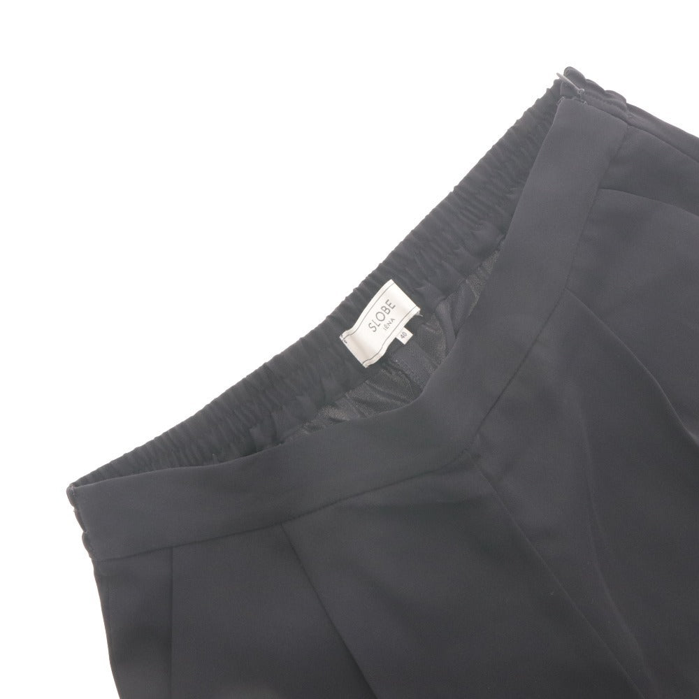 ■ SLOBE IENA ブラウス イージーパンツ セットアップ 半袖 トップス Vネック フレンチ袖 ボトムス レディース 40(L相当) ダークネイビー