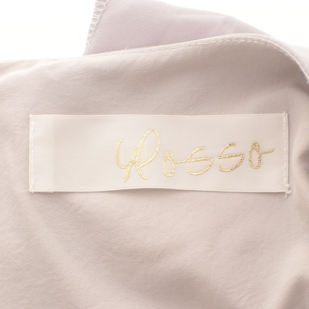 ■ URBAN RESEARCH ROSSO プリーツドレス ワンピース ノースリーブ ロング丈 トップス フリル フォーマル レディース フリー ラベンダー系