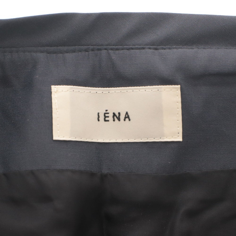 ■ イエナ IENA タックフレアスカート ひざ丈 ボトムス 無地 日本製 ルドーム レディース 38 (M相当) ネイビー