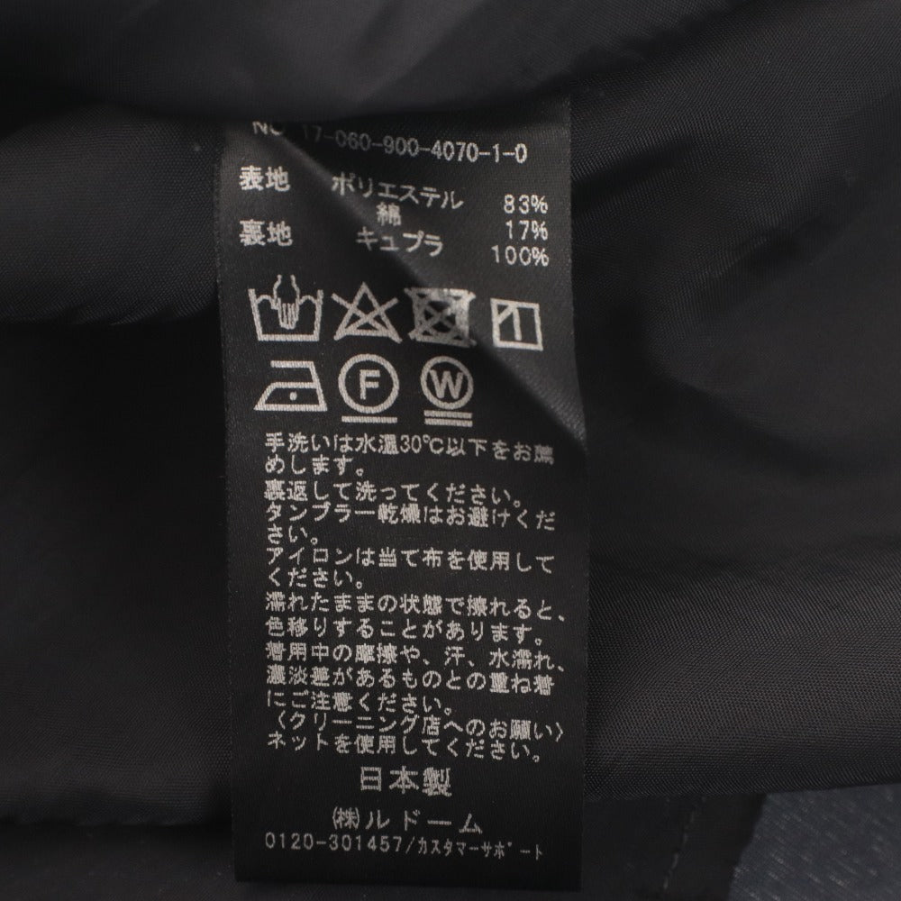 ■ イエナ IENA タックフレアスカート ひざ丈 ボトムス 無地 日本製 ルドーム レディース 38 (M相当) ネイビー