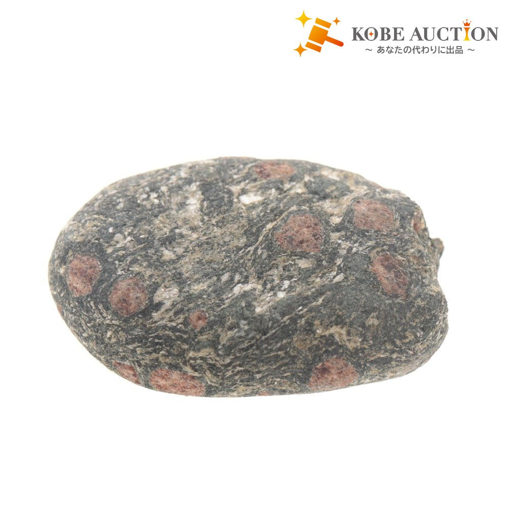 ■ Sekigawa, Shikokuchuo City, Ehime Prefecture, Garnet, Weight 84g, Length 5.5cm, Natural Rough Stone, Collection