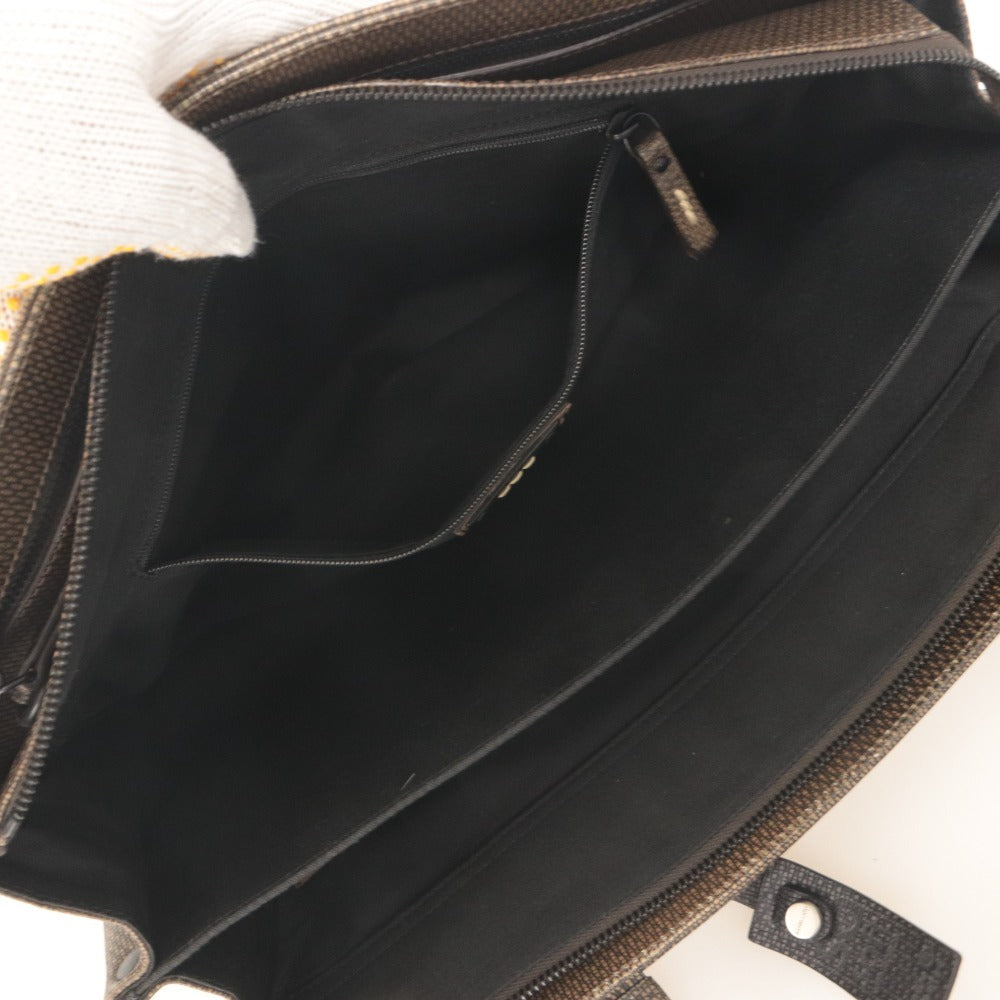 ■ ZANELLATO ブリーフケース ビジネスバッグ 鞄 3way ショルダー付き トート 236/10 11 イタリア メンズ ブラウン タグ付き 未使用(傷有)