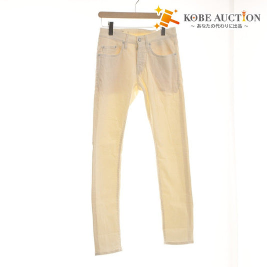 ■ (+) PEOPLE Plus People Denim Pants Jeans Bottoms Stretch Italy Men's 29 (S equivalent) Ivory With Tags