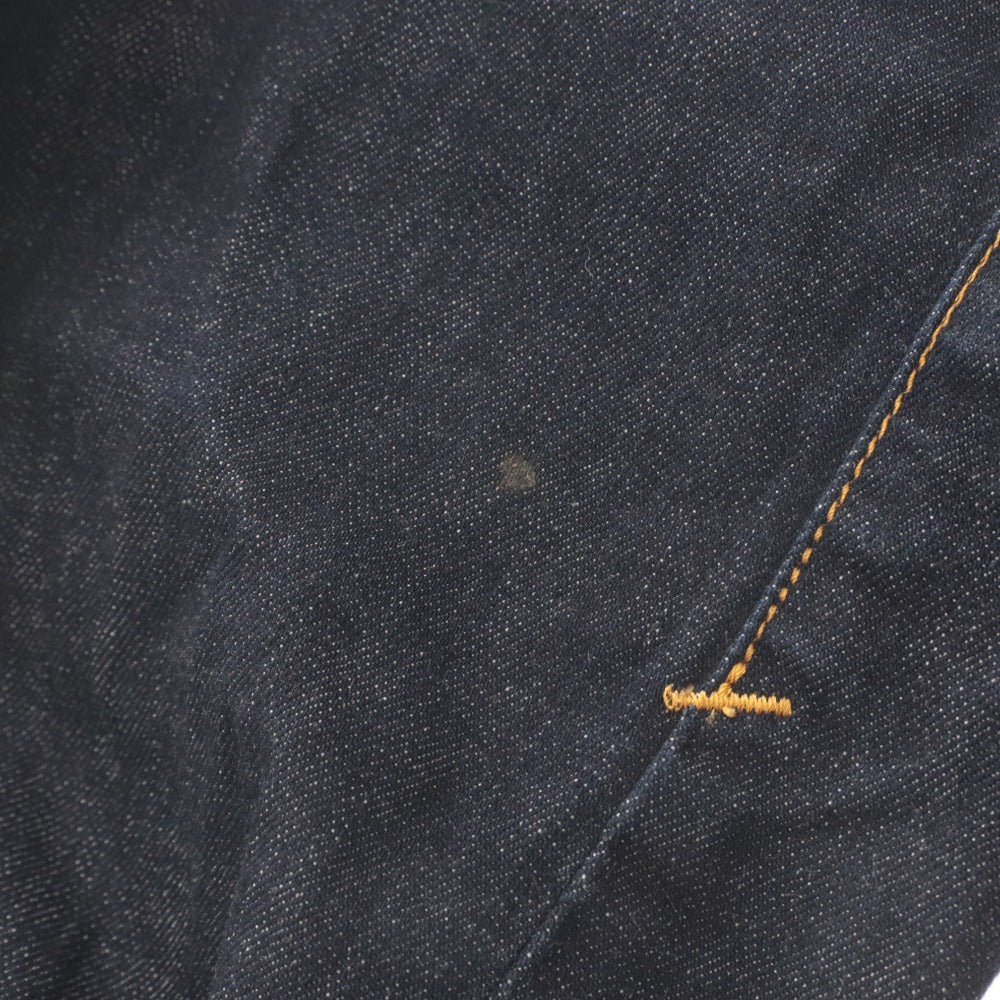 ■ Care label Denim pants, jeans, bottoms, tight 202, slim fit, made in Italy, GLAM 248, men's 29 (S equivalent), dark navy