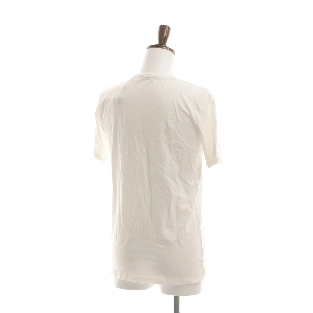 ■ ONLY & SONS Short-Sleeve T-Shirt Cut and Sew Top with Chest Pocket/All-Over Print for Men S White Bright White With tags, unused (stained)
