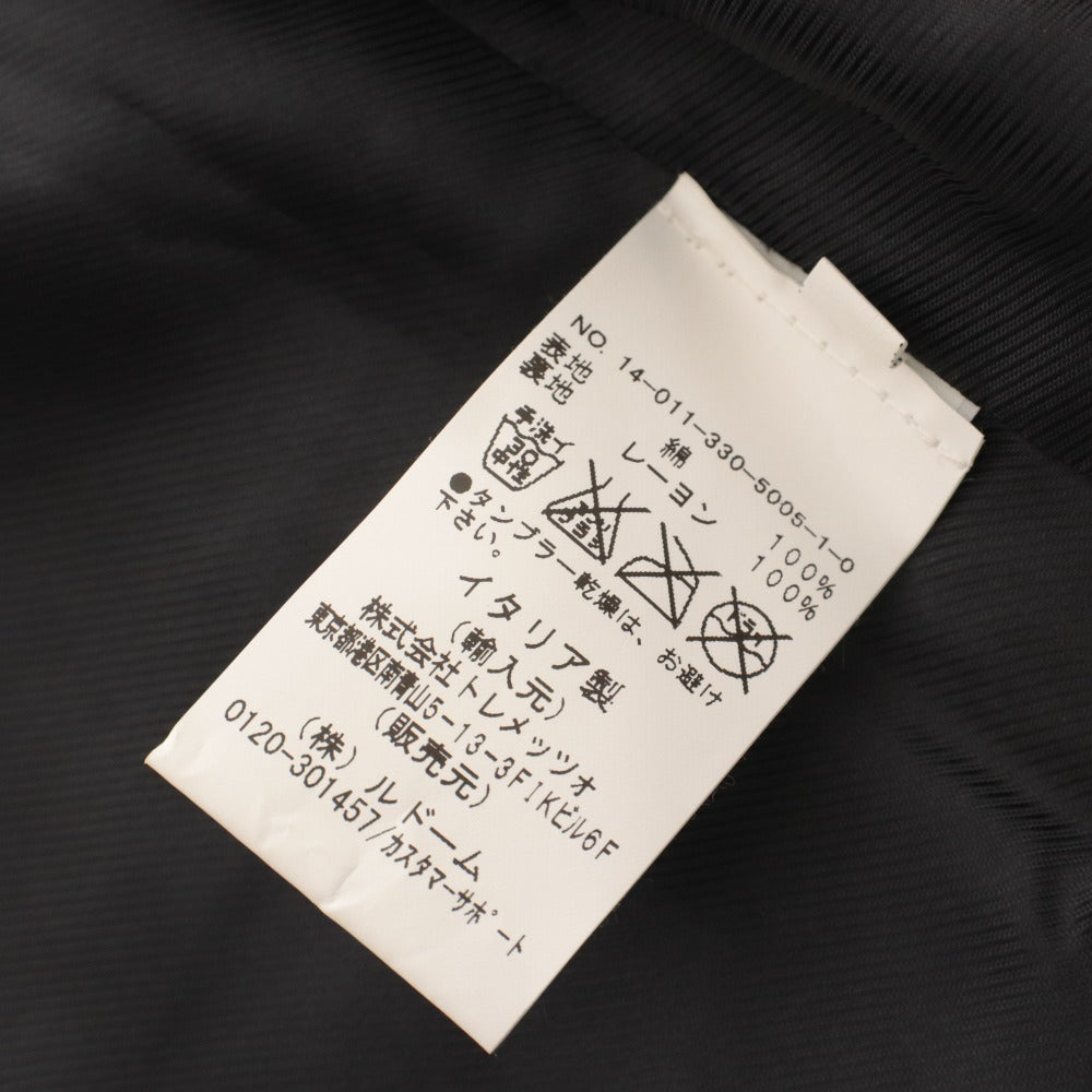 ■ Bevilacqua Gilet Vest Sleeveless Mid-layer Single-breasted 5-button Made in Italy Men's M Light Gray Black
