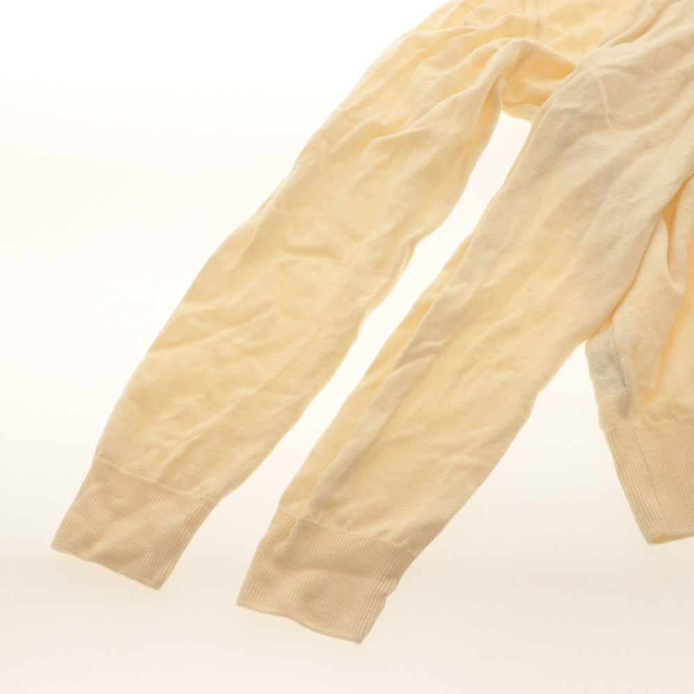 ■ JOHN SMEDLEY Sweater Long Sleeve Top Knit Turtleneck Men's M Ivory