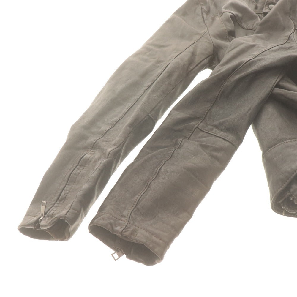 ■ Street Leathers ストリート レザーズ ライダースジャケット 長袖 アウター レザー メンズ S ブラウン