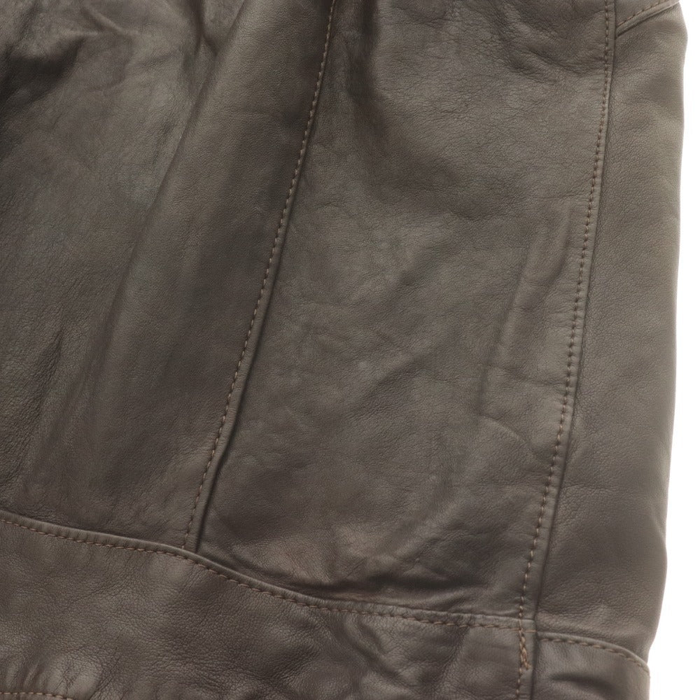 ■ Street Leathers ストリート レザーズ ライダースジャケット 長袖 アウター レザー メンズ S ブラウン