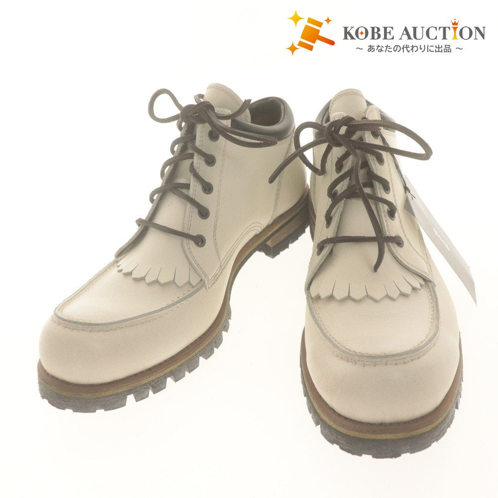 ■ Glamb Walder Boots Shoes GB12WT AC34 Men's Shoes 26.5 White, Unused with Box