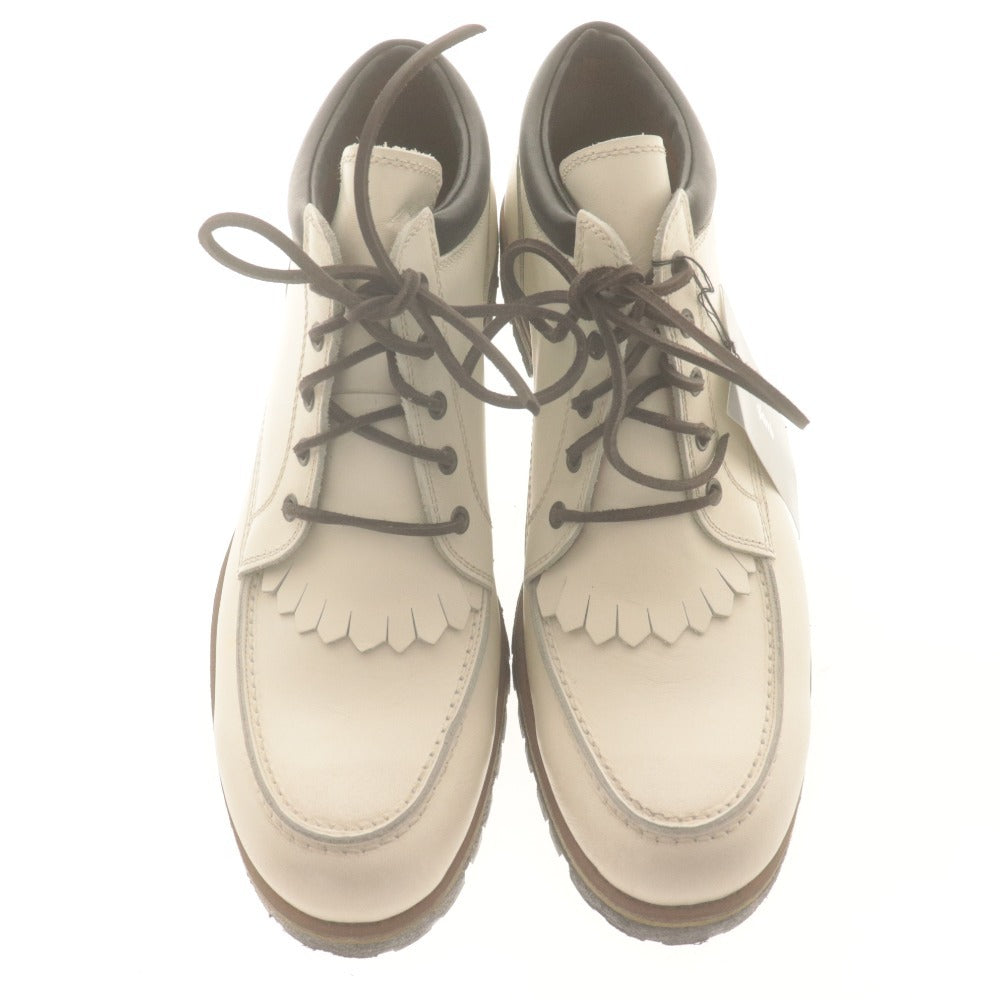 ■ Glamb Walder Boots Shoes GB12WT AC34 Men's Shoes 26.5 White, Unused with Box