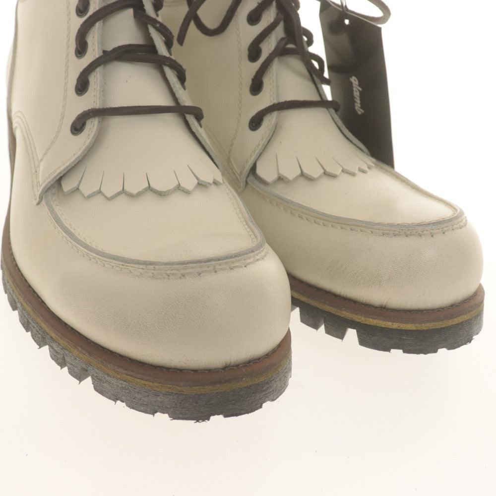 ■ Glamb Walder Boots Shoes GB12WT AC34 Men's Shoes 26.5 White, Unused with Box