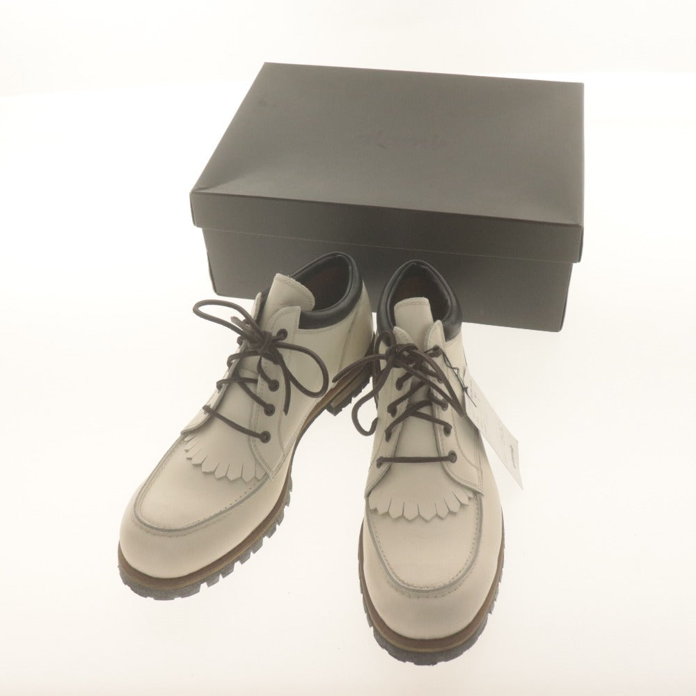 ■ Glamb Walder Boots Shoes GB12WT AC34 Men's Shoes 26.5 White, Unused with Box