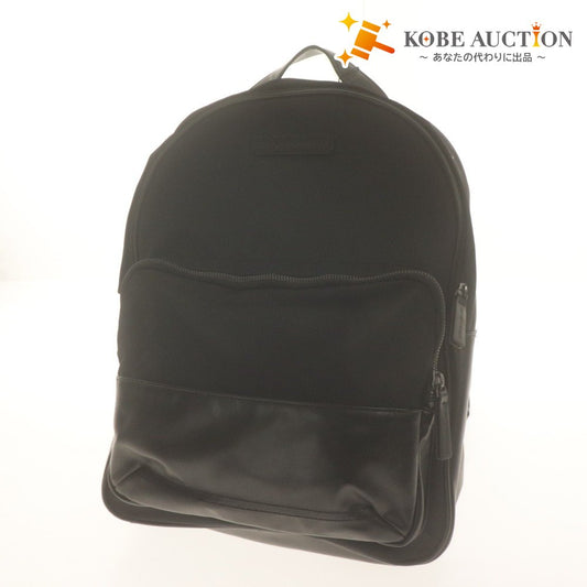 ■ EMPORIO ARMANI Backpack Rucksack Bag Men's Black With Tags Unused