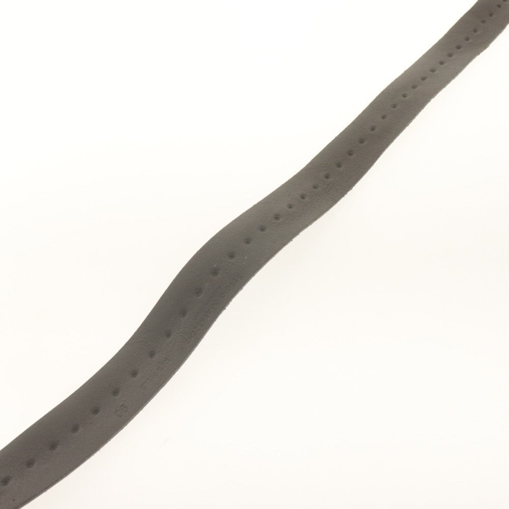 ■ SERGIO GAVAZZENI Belt Leather Men's 90 Dark Brown New with Tags