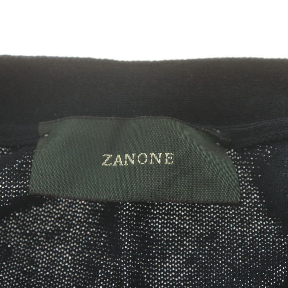 ■ ZANONE Long-Sleeve Cardigan - SLOWEAR Cotton, Men's 46, Black