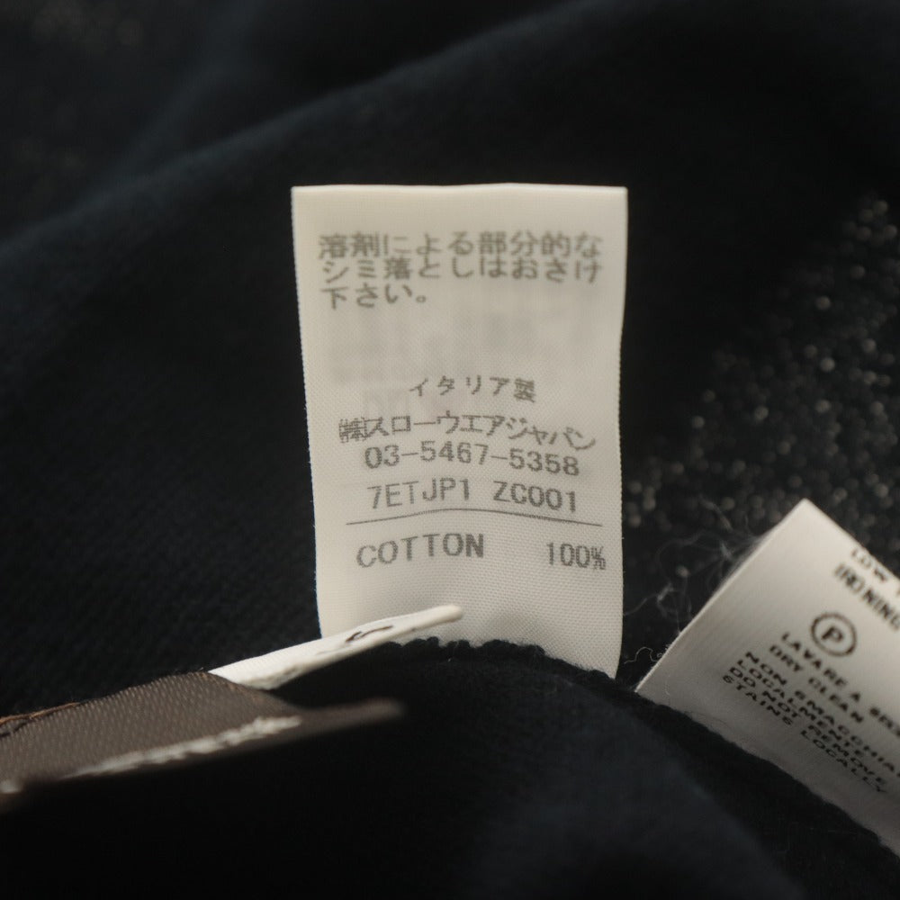 ■ ZANONE Long-Sleeve Cardigan - SLOWEAR Cotton, Men's 46, Black