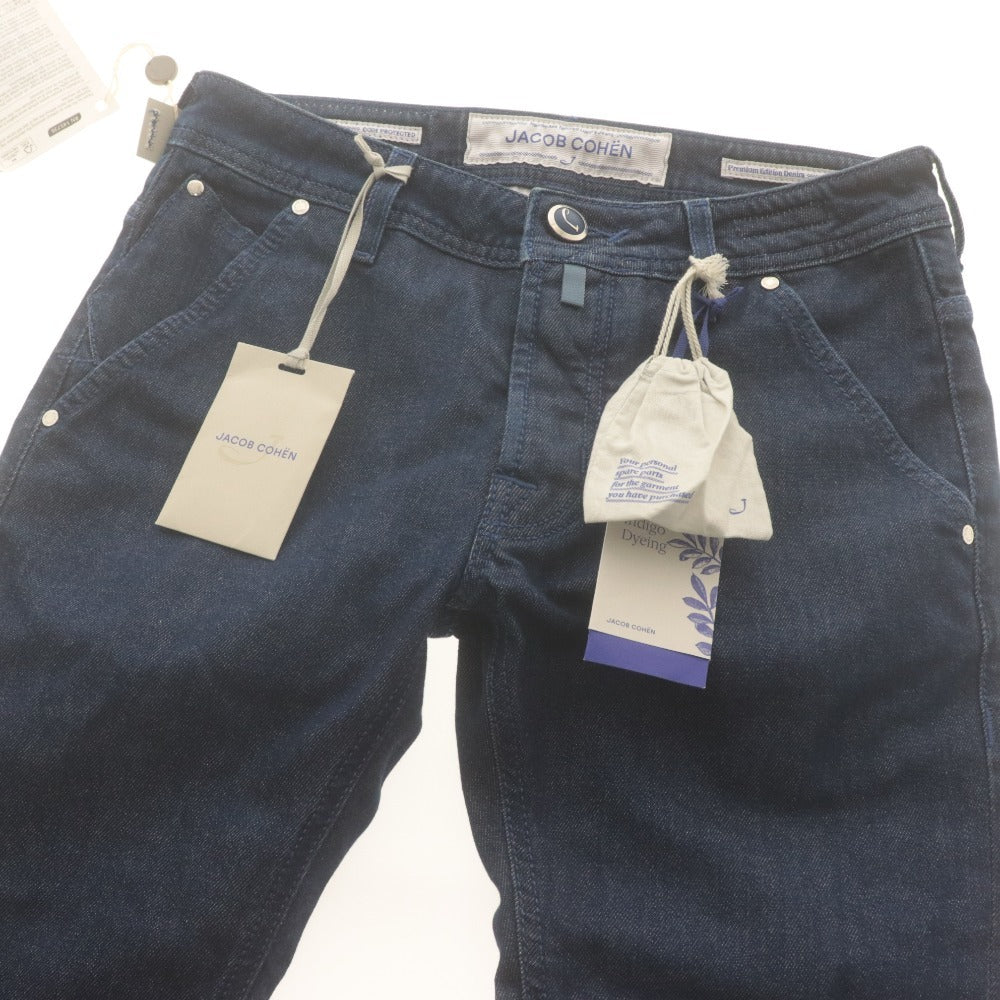 ■ JACOB COHEN Jeans Pants Bottoms Denim Button Fly Indigo Men's 29 With Tags Unused