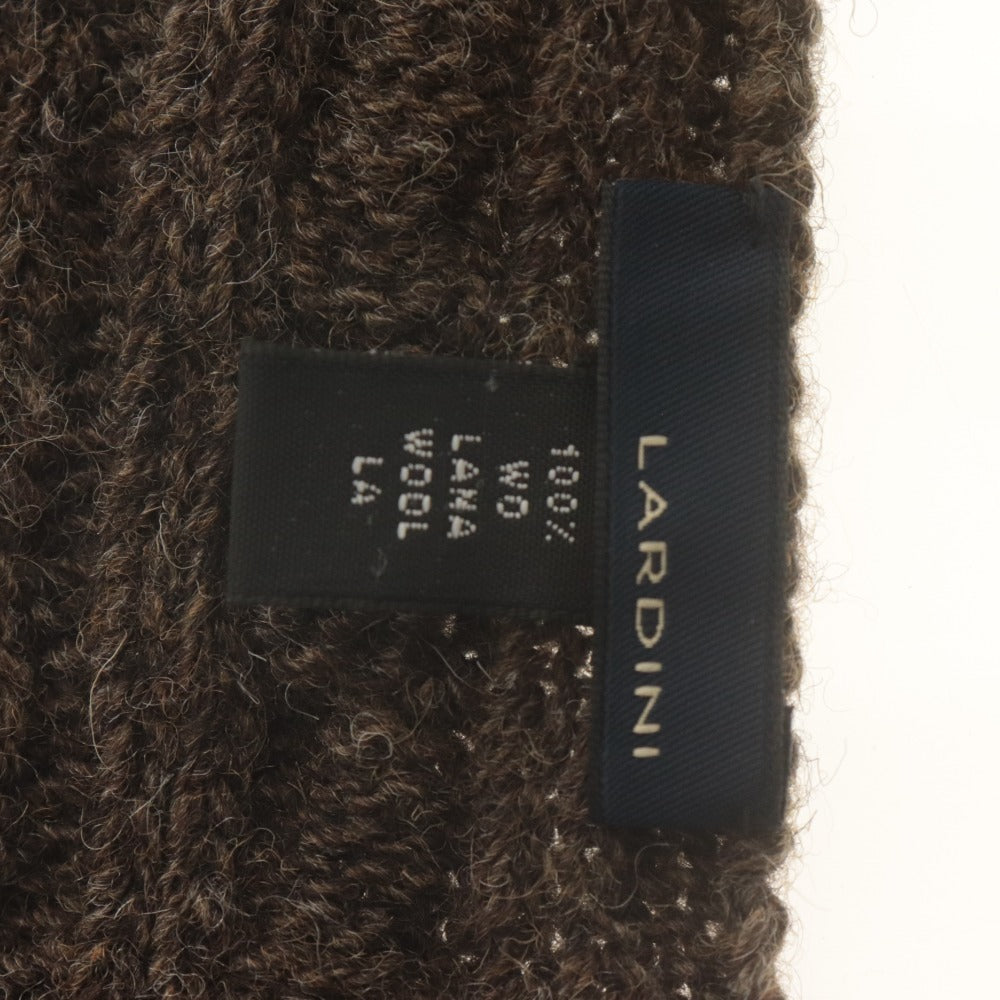 ■ LARDINI Scarf Stole Wool Men's Brown