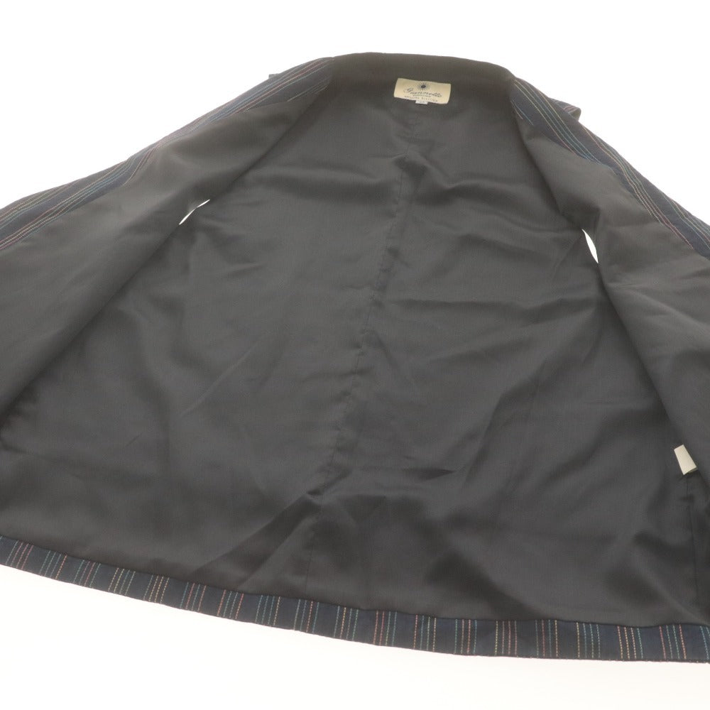 ■ giannetto Vest Top Cotton Made in Italy Men's 46 Navy New with Tags