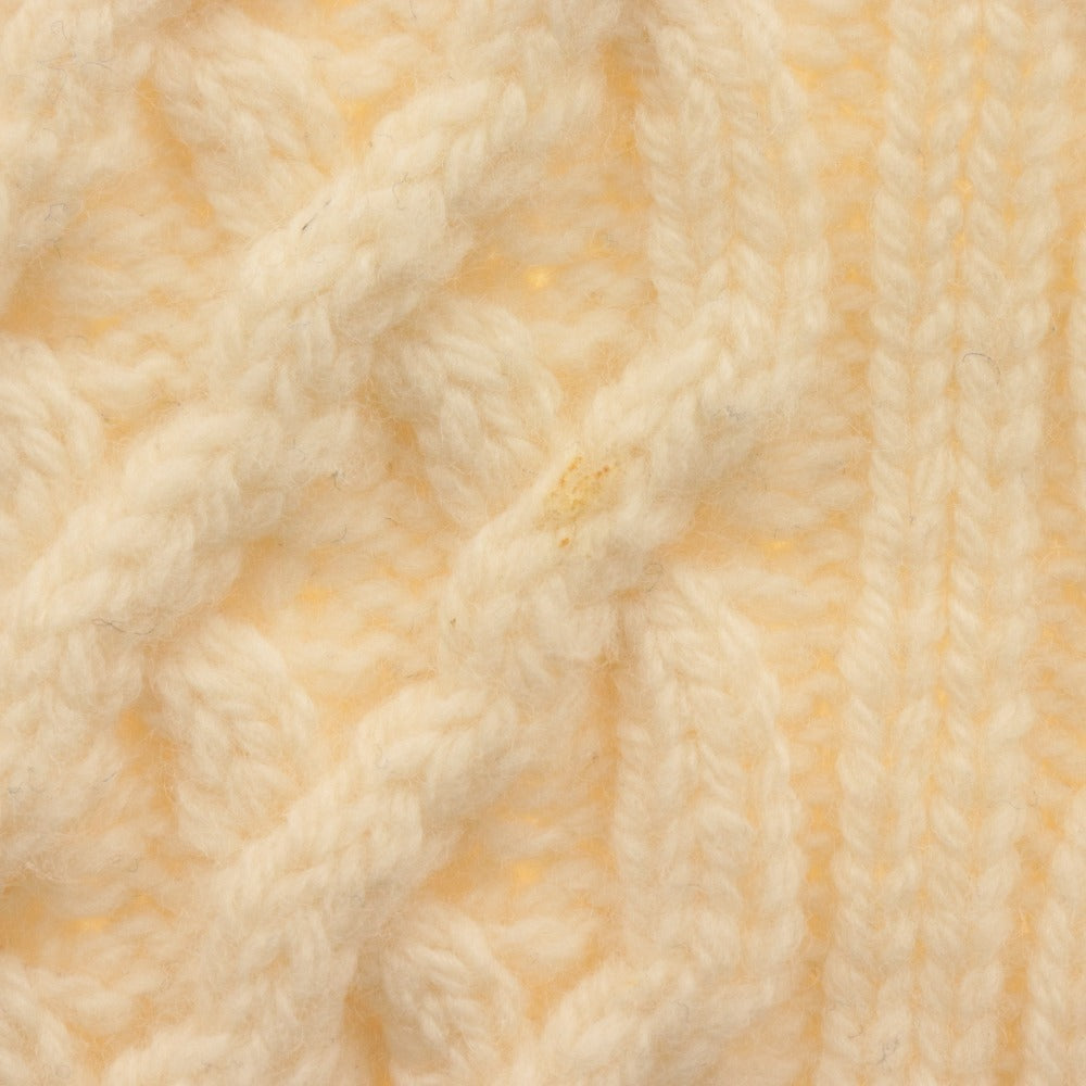 ■ drumohr Drumohr Sweater Long Sleeve Top Knit Turtleneck Made in Italy Men's 46 White