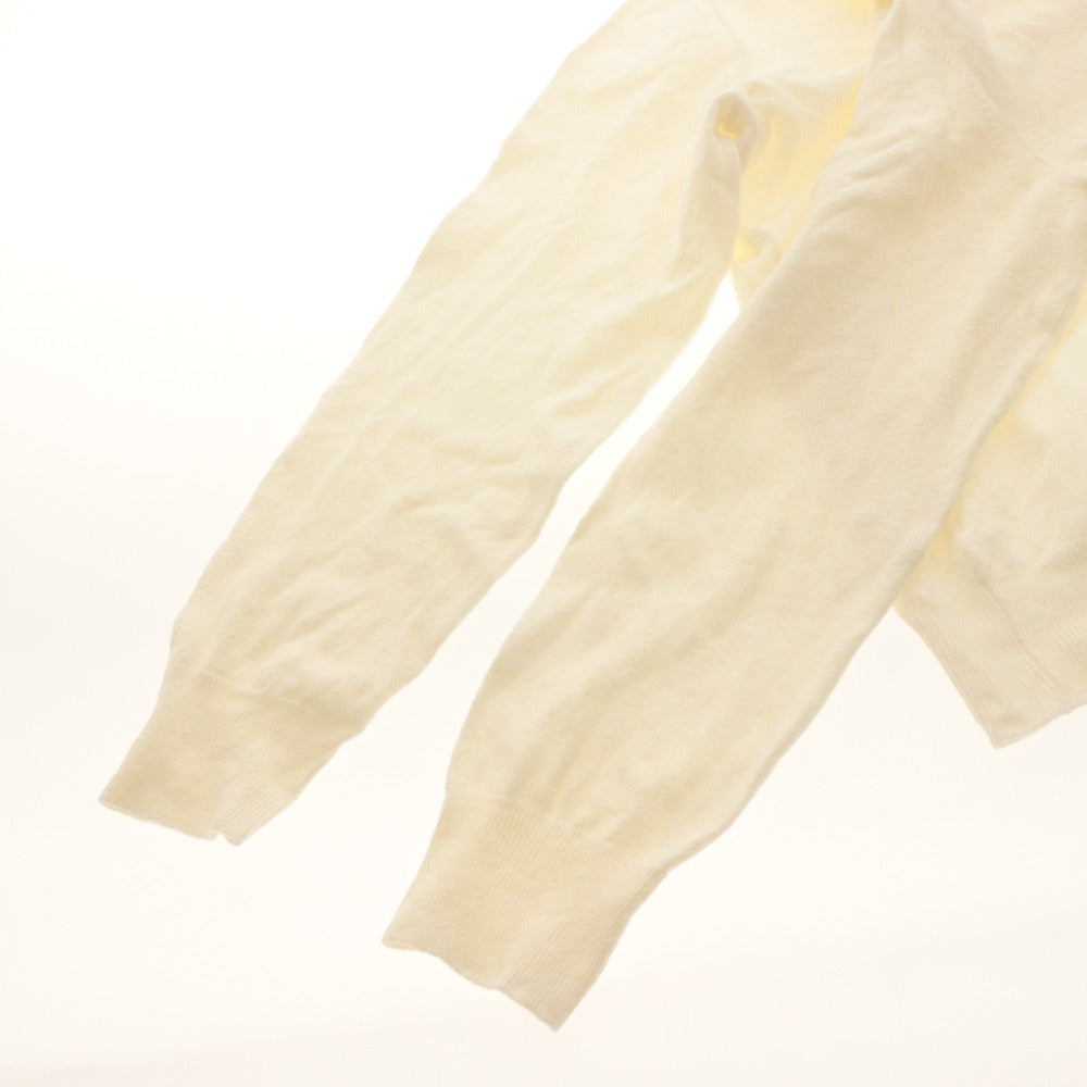 ■ drumohr Drumohr Sweater Long Sleeve Top Knit Lightweight Linen Blend Made in Italy Men's 46 White