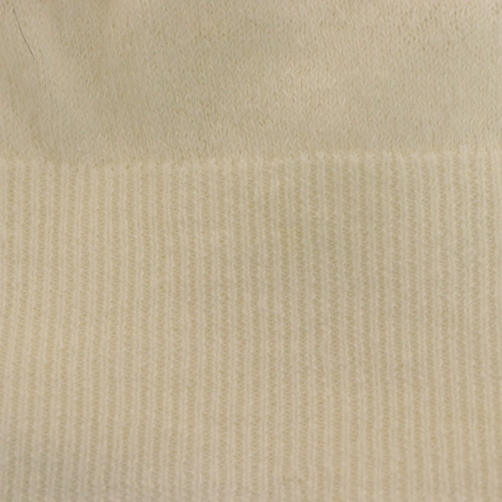 ■ drumohr Drumohr Sweater Long Sleeve Top Knit Lightweight Linen Blend Made in Italy Men's 46 White