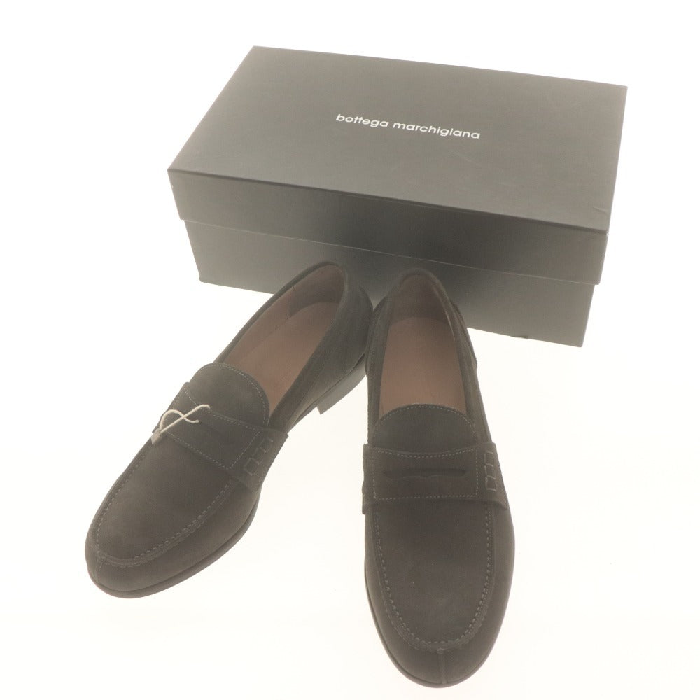 ■ BOTTEGA MARCHIGIANA Loafers Suede Men's 42 (approx. 26.5-27.0cm) Brown With Box Unused