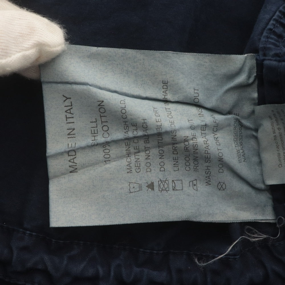 ■ Fay Jacket Long Sleeve Outer Cotton Hood Men's S Navy Buttoned