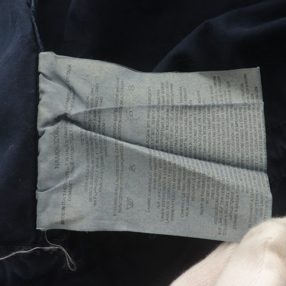 ■ Fay Jacket Long Sleeve Outer Cotton Hood Men's S Navy Buttoned