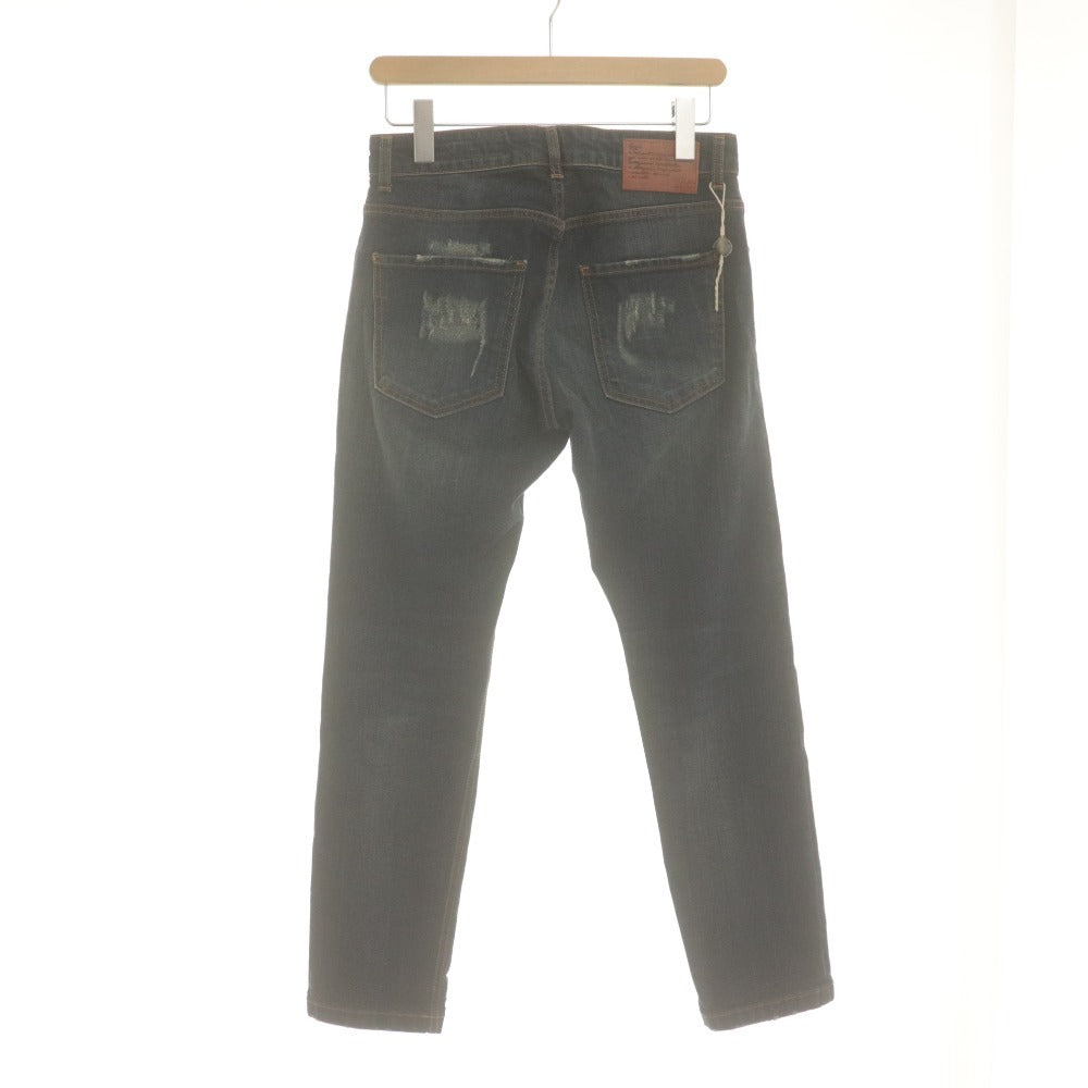 ■ entre amis Jeans Pants Bottoms Button Fly Distressed Men's 29 Indigo Blue