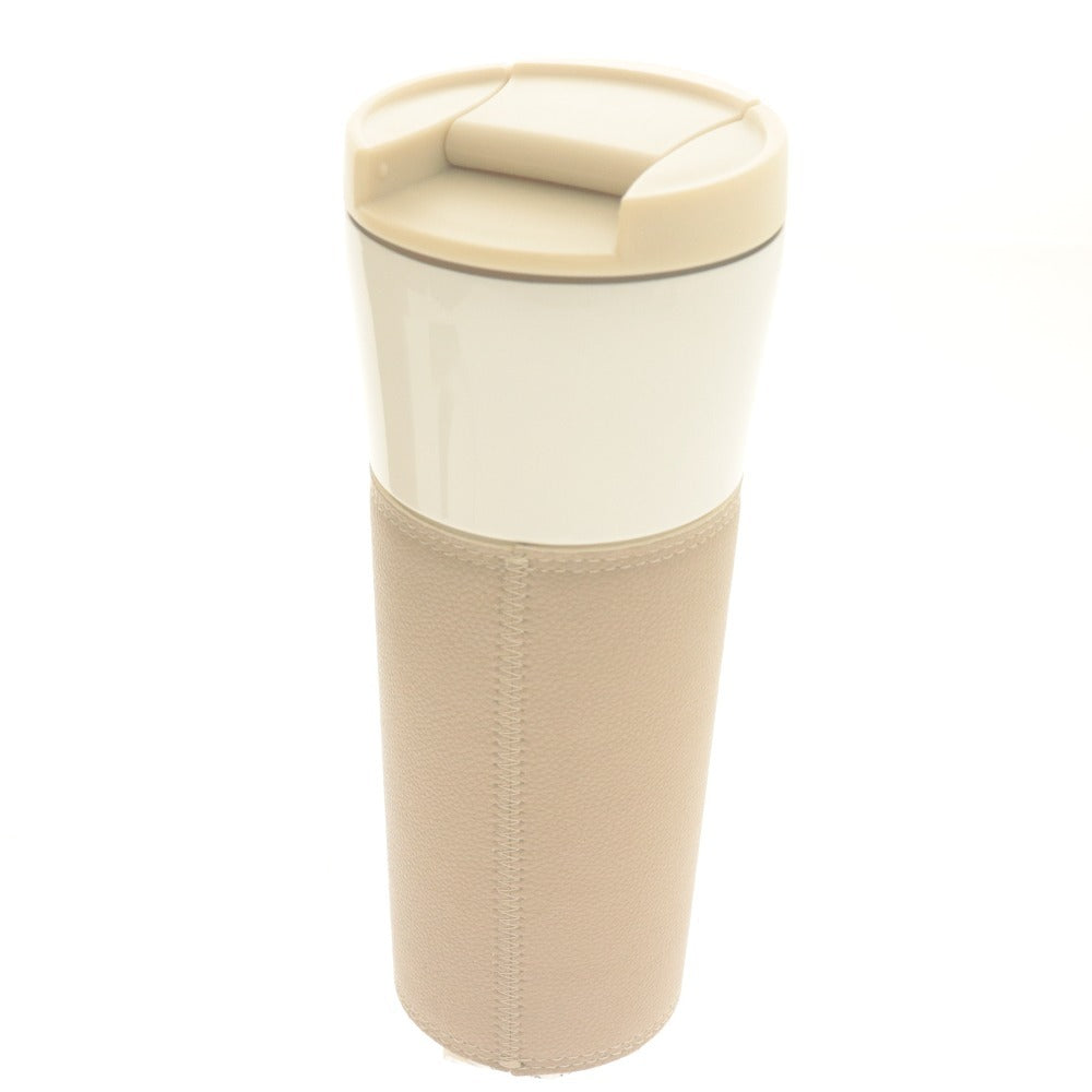 ■ STARBUCKS スターバックス ステンレス タンブラー レザースリーブ ドライブスルー 韓国スタバ 473ml 付属品付き 未使用