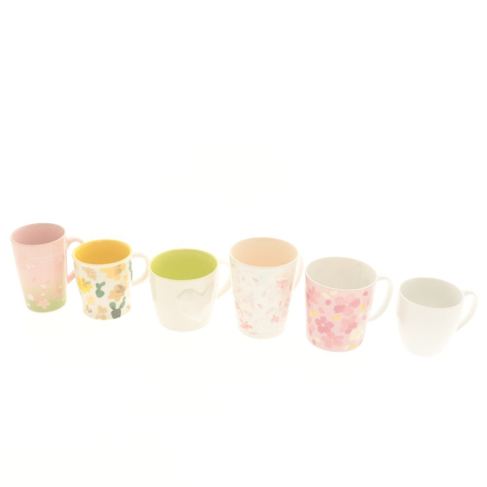 ■ スターバックス ノリタケ マグカップ 6点セット まとめ売り さくら 旧ロゴ 2017 2019 サボテン ハート 2016 等 箱付き 未使用