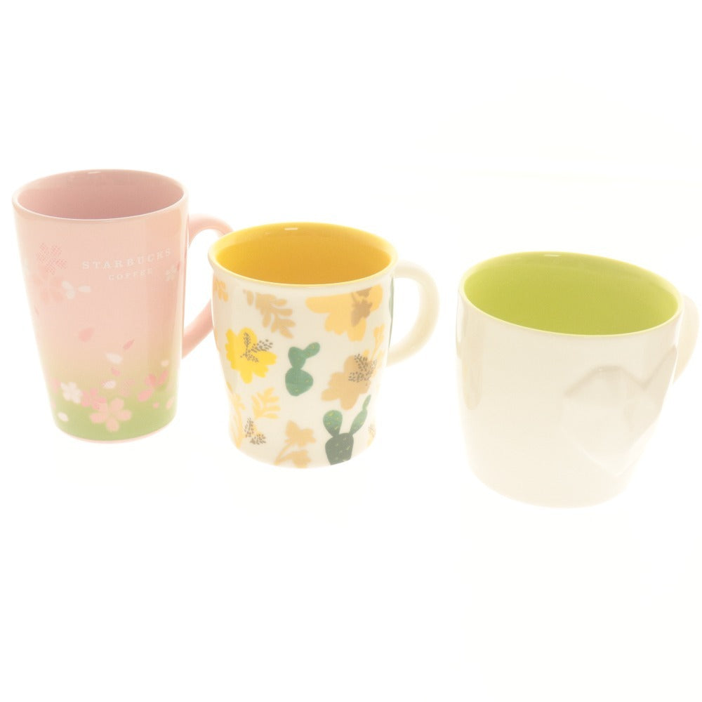 ■ スターバックス ノリタケ マグカップ 6点セット まとめ売り さくら 旧ロゴ 2017 2019 サボテン ハート 2016 等 箱付き 未使用