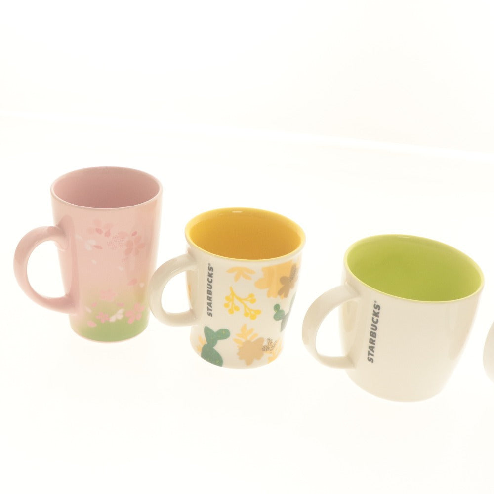■ スターバックス ノリタケ マグカップ 6点セット まとめ売り さくら 旧ロゴ 2017 2019 サボテン ハート 2016 等 箱付き 未使用